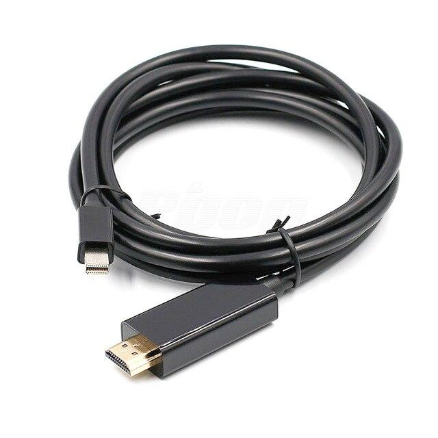 Mini DP to HDMI DisplayPort Converter 1.8m Cables Male to Male Thunderbolt 2 for iMac MacBook Pro Air Mac mini Surface PC