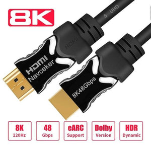 Best 8K 48Gbps 2.1 HDMI Cables 4K HDMI 2.1 Cable eARC Cabo HDMI 2.1 UHD Dynamic HDR HDMI 2.1 Cable for 8K Samsung QLED TV