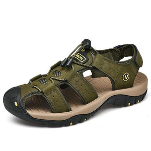 Classic Men's Genuine Leather Sandals