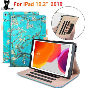 Case for iPad 10.2 2019 Case for iPad 7th Generation 10.2 inch 2019  with Hand Holder Tablet Cover funda capa + screen protector