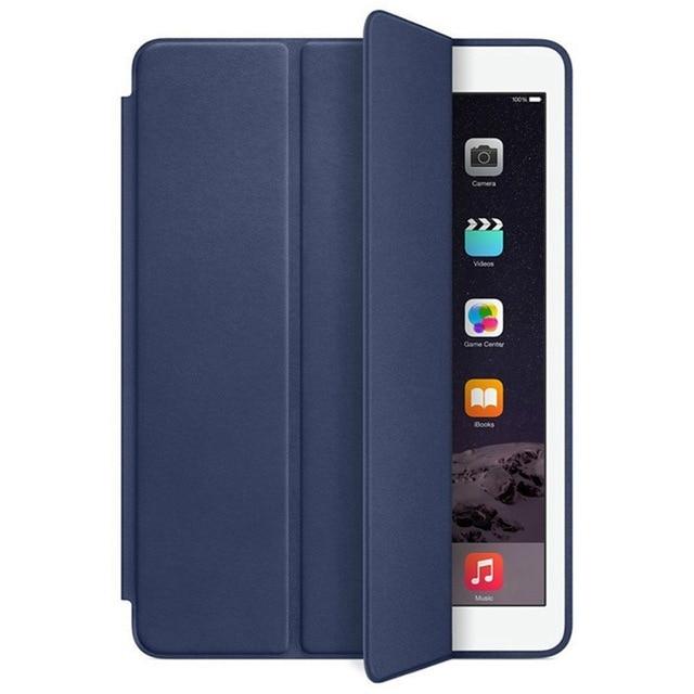 PU Leather Case For iPad Air 2 A1566/1567 Magnet Auto Sleep Stand Flip Leather Cover for iPad air 2 9.7 inch tablet case+ Pen