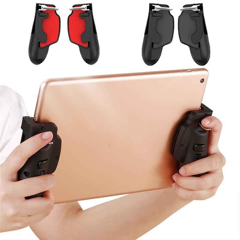 New PUBG Gamepad Joystick Gamer Mobile Gamepad Gaming Trigger Shooter Controller PUBG L1R1 Controller for IPad IPhone Tablet Et