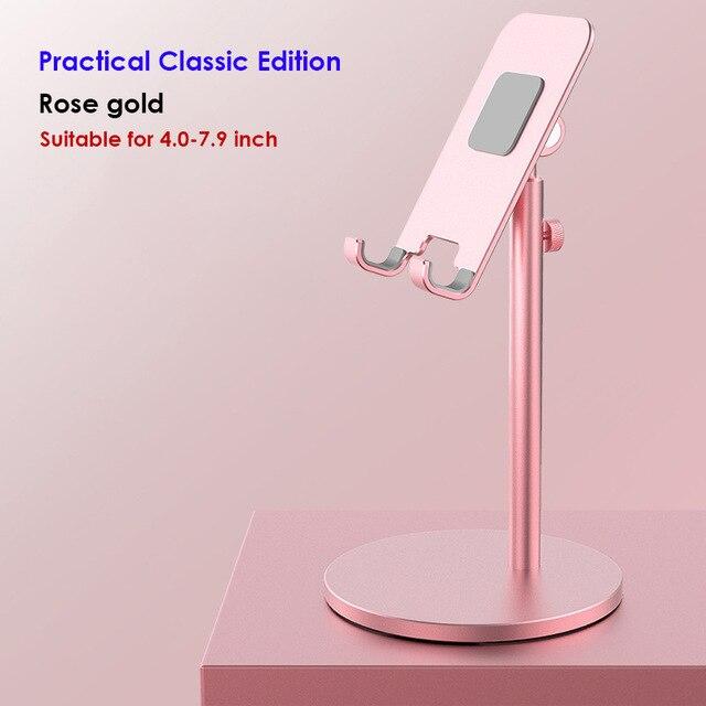 ARVIN Aluminum Alloy Tablet Holder For iPhone X iPad Air Sansung Mobile Phone Adjustable Tablet Desktop Mount For iPad Pro Stand