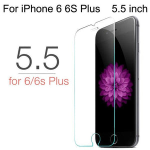 10Pcs Tempered Glass For iPhone XS Max XR X 5c 5s 5se 4 4s Tough Protection Screen Protector Guard Film For iPhone X 6s 7 8 plus