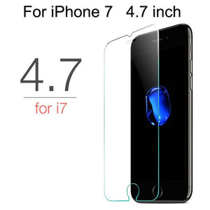 10Pcs Tempered Glass For iPhone XS Max XR X 5c 5s 5se 4 4s Tough Protection Screen Protector Guard Film For iPhone X 6s 7 8 plus