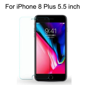 10Pcs Tempered Glass For iPhone XS Max XR X 5c 5s 5se 4 4s Tough Protection Screen Protector Guard Film For iPhone X 6s 7 8 plus