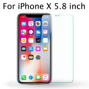 10Pcs Tempered Glass For iPhone XS Max XR X 5c 5s 5se 4 4s Tough Protection Screen Protector Guard Film For iPhone X 6s 7 8 plus