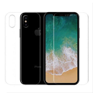 3D Curve Full Soft Clear Protective Guard Front Back Film for iphone 11 Pro X 8 7 Plus XR XS Max Screen Protector Cover(No Glass