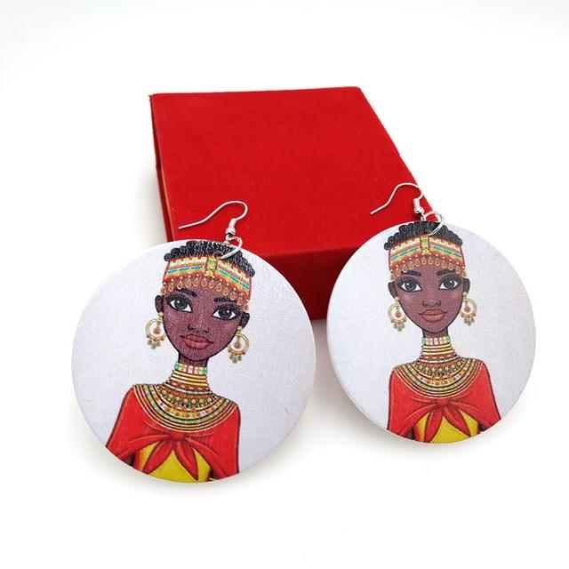 YD&YDBZ 2019 New Women Drop Earrings A Pair Of Wood Earrings