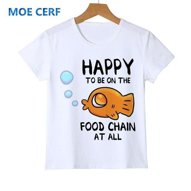 Colorful fish print kids t-shirt Baby Newborn Topwear