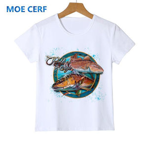 Colorful fish print kids t-shirt Baby Newborn Topwear