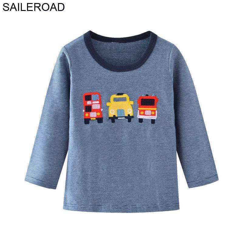 2-7 Years a Little Boy Long Sleeve TShirts Autumn Spring Babies Toddler Topwear