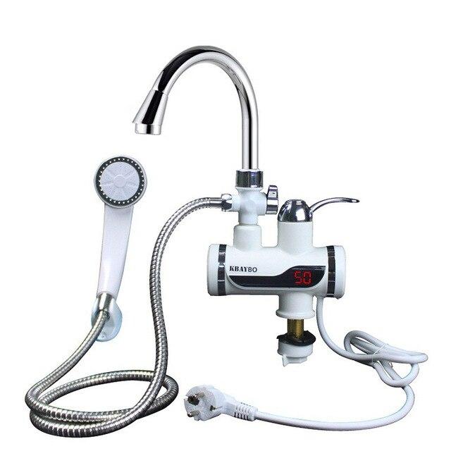 3000W Instant electric Water Heater Tap Kitchen faucet water filter 2 kinds of outlet mode can be consumed directly