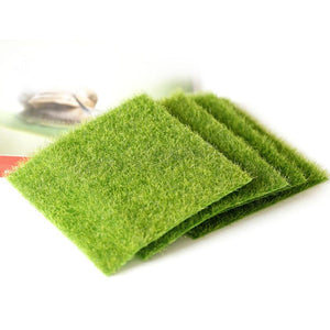 1Pcs Moss Mat 30 * 30CM false moss mat square lawn micro landscape decoration simulation plant DIY mini fairy garden tools