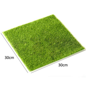 1Pcs Moss Mat 30 * 30CM false moss mat square lawn micro landscape decoration simulation plant DIY mini fairy garden tools