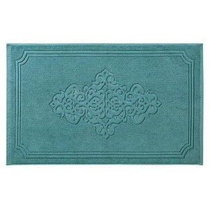 LYN&GY New floor towel mat 100% Cotton White coffee Carpet Door Mat Hotel Bathroom Design Rugs Towel Mat non-slip absorbent