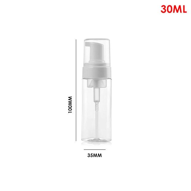 30/60/100/150/300ML Clear Foaming Bottle Liquid Soap Whipped Mousse Points Bottling Shampoo Lotion Shower Gel Foam Pump Bottles