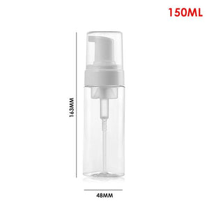 30/60/100/150/300ML Clear Foaming Bottle Liquid Soap Whipped Mousse Points Bottling Shampoo Lotion Shower Gel Foam Pump Bottles