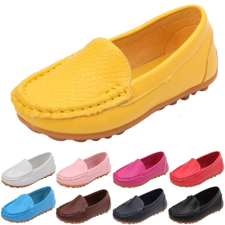 12 Colors All Sizes 21-36 Children Shoes PU Leather Casual Styles Boys Shoes