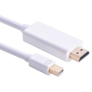 6FT 1.8M High Quality Thunderbolt Mini DisplayPort Display Port DP to HDMI Adapter Cable For Apple Mac Macbook Pro Air