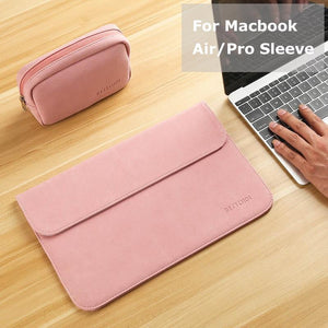 New Matte Laptop Bag for Macbook Air 13 12 Pro 13 Case Sleeve Women Men Waterproof Bag for Mac book Touchbar 13 15 Case Cover