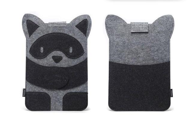 Wool Felt Laptop Sleeve Bag for Macbook pro 13 case Air Retina 11 12 13.3 14 15 inch Cartoon Laptop Case for Mac 13