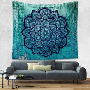 LDAJMW Polyester Round Bohemia Wall Mural Home Furnishing Tapestry Rugs Beach Bath Towel Shawl Dual-use Sunscreen Yoga cushion