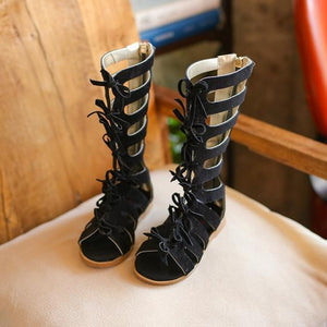 summer fashion Roman boots High-top girls sandals