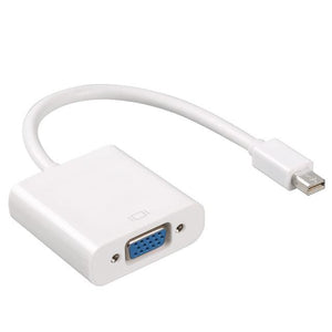 Mini DP To VGA Adapter Cable Mini Displayport Thunderbolt To VGA D-Sub Converter 1080P Cables For Macbook Pro Air iMac Mac Mini