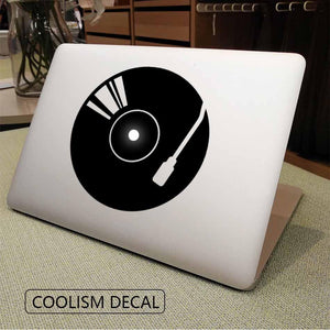 DJ Jukebox Vinyl Creativity Laptop Decal for Apple MacBook 11" 12" 13" 15" Air Pro Retina Mac Computer Skin HP Notebook Sticker