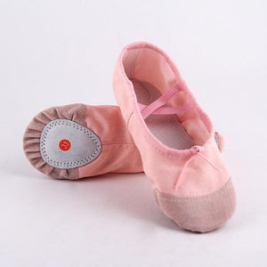 Size 22-30 Little Girls Pink Ballet Dance Yoga Gymnastics Shoes