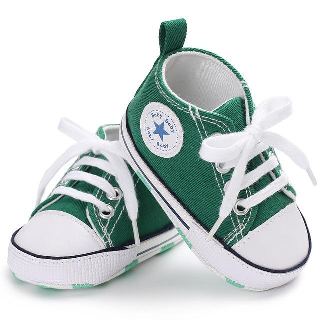 New Canvas Baby Sneaker Sport Shoes For Girls Boys Newborn Shoes