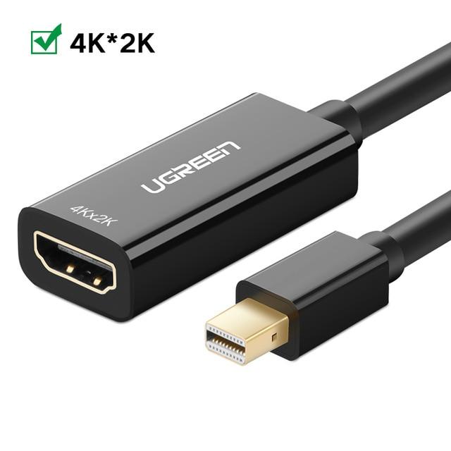 Ugreen High Quality Thunderbolt Mini DisplayPort Display Port DP to HDMI Adapter Cable For Apple Mac Macbook Pro Air