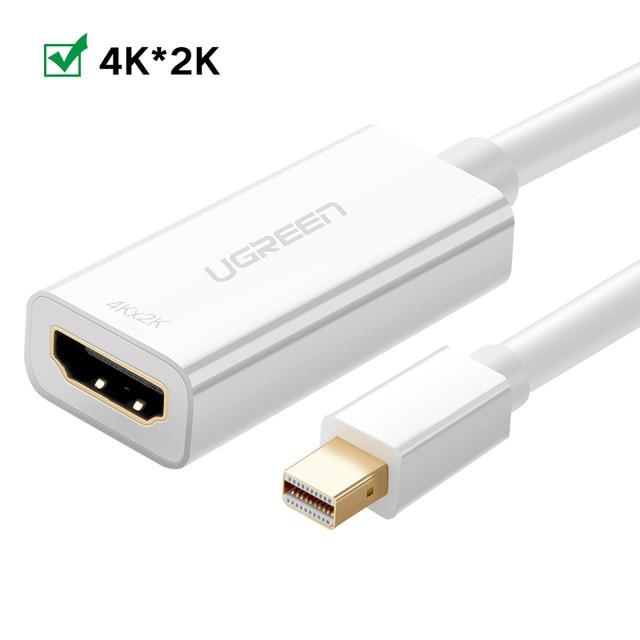 Ugreen High Quality Thunderbolt Mini DisplayPort Display Port DP to HDMI Adapter Cable For Apple Mac Macbook Pro Air