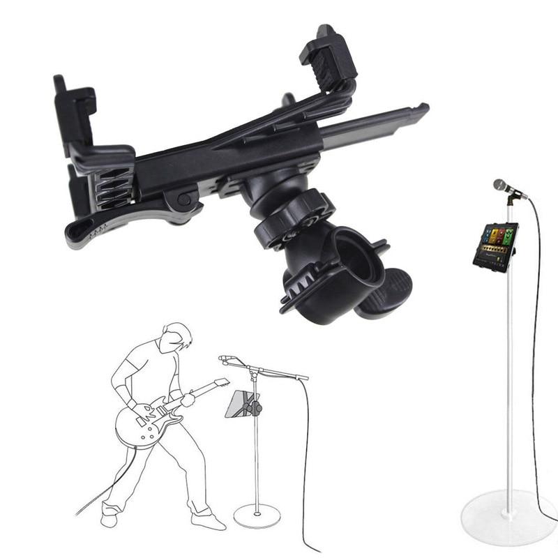 New Music Microphone Stand Holder Mount For 7 to 11inch Tablet iPad Air 5 4 3 2 Samsung Tab QJY99