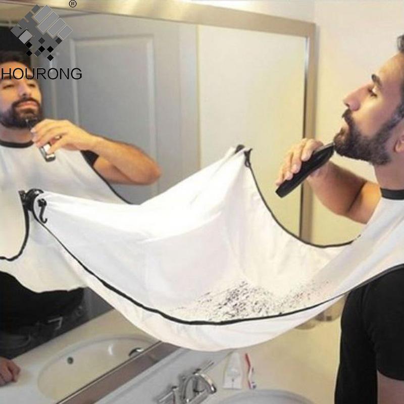 1Pcs  Male Beard Apron Men Haircut Apron Waterproof Floral Cloth Household Cleaning Protecter  Bathroom Accessories