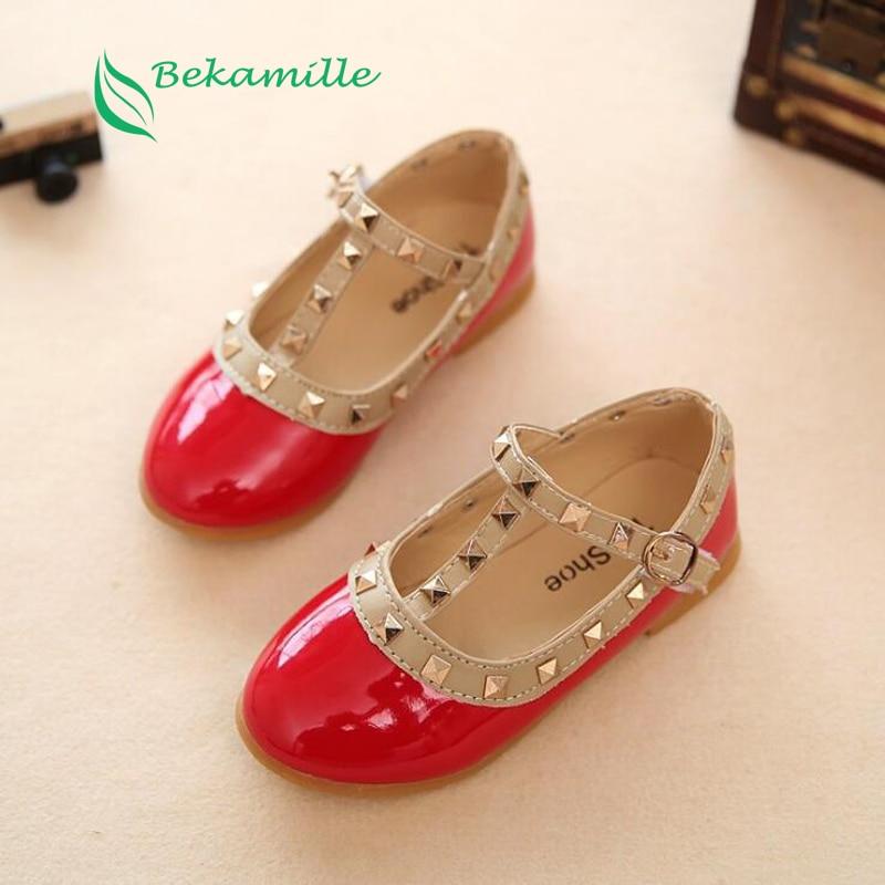 Bekamille Hot Children Princess Flat Shoes