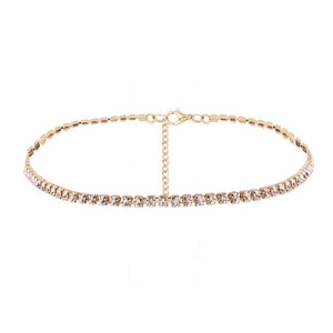 Fashion Jewelry Accessories Luxury Rhinestone Choker Necklace