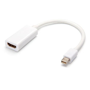 EGRINCY Mini DisplayPort To HDMI Adapter Cable Male To Female Mini DP Thunderbolt Converter For MacBook Mac Mini iMac Projector