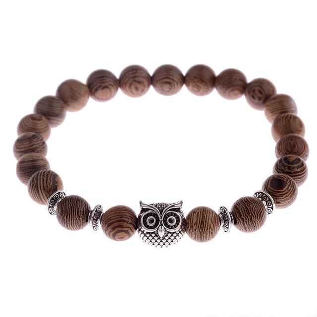 8mm New Natural Wood Beads Bracelets