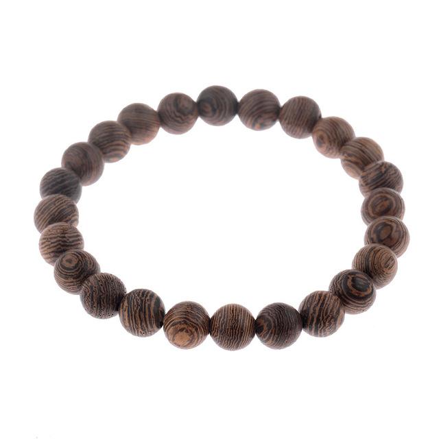 8mm New Natural Wood Beads Bracelets