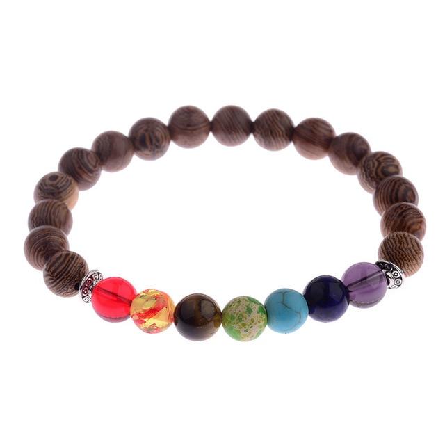 8mm New Natural Wood Beads Bracelets