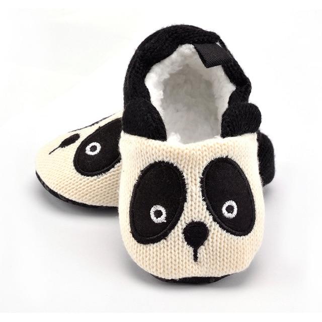 Adorable Infant Slippers Toddler Baby Boy Girl Knit Crib Shoes