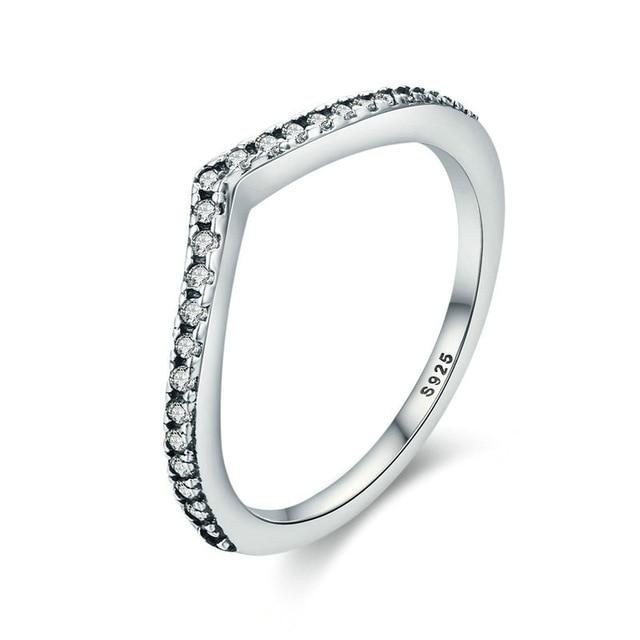 925 Sterling Silver 9 Styles Stackable Party Finger Ring