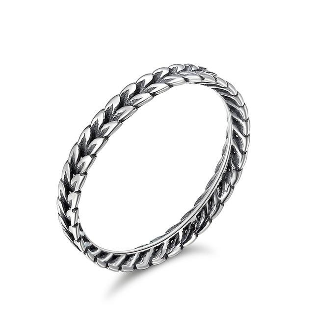 925 Sterling Silver 9 Styles Stackable Party Finger Ring