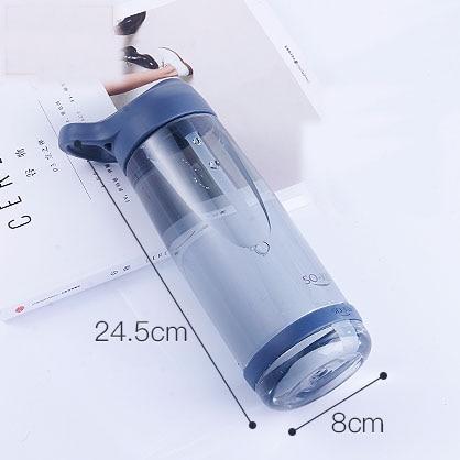 1000ml Outdoor Water Bottle with Straw Sports Bottles Eco-friendly with Lid Hiking Camping Plastic BPA Free H1098