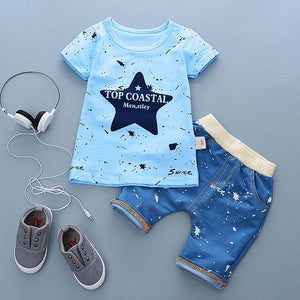 Summer 1 year newborn boy baby gentleman suit clothes sets