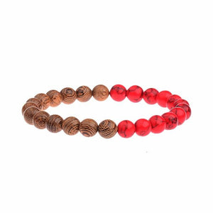 8mm New Natural Wood Beads Bracelets