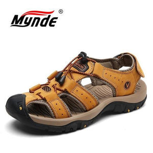 Genuine Leather Men Shoes Summer New Large Size Men's Sandals