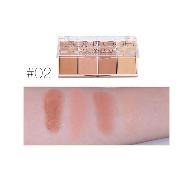 O.TWO.O 4 Colors Concealer Palette Face Makeup Base Contouring Palette Foundation Concealer Powder